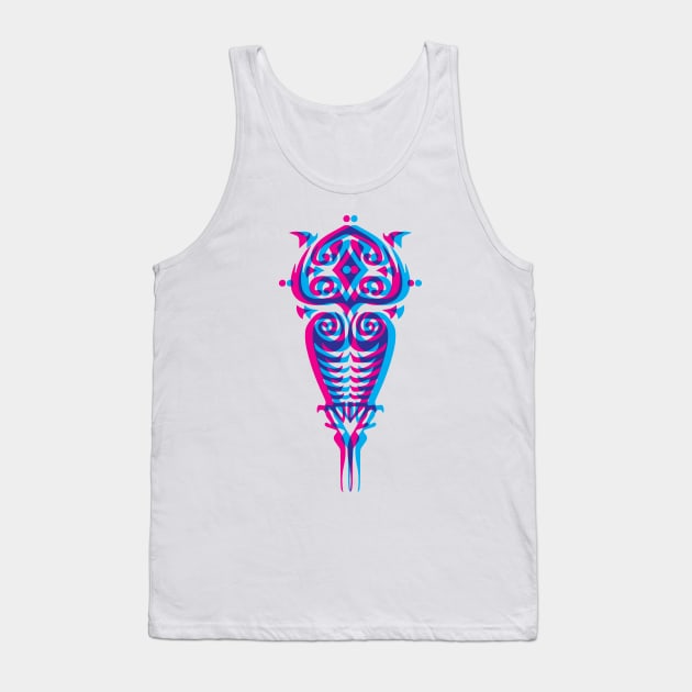 Risograph Raava & Vaatu Tank Top by BundleBeeGraphics